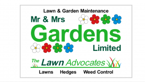 Mr & Mrs Gardens business card