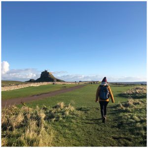 walking to Lindisfarne