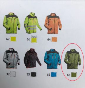 Pfanner clothing - Protos Inuit Jacket green colour in brochure