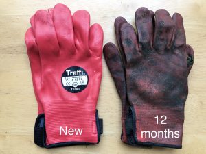 Red Traffi TG180 gloves